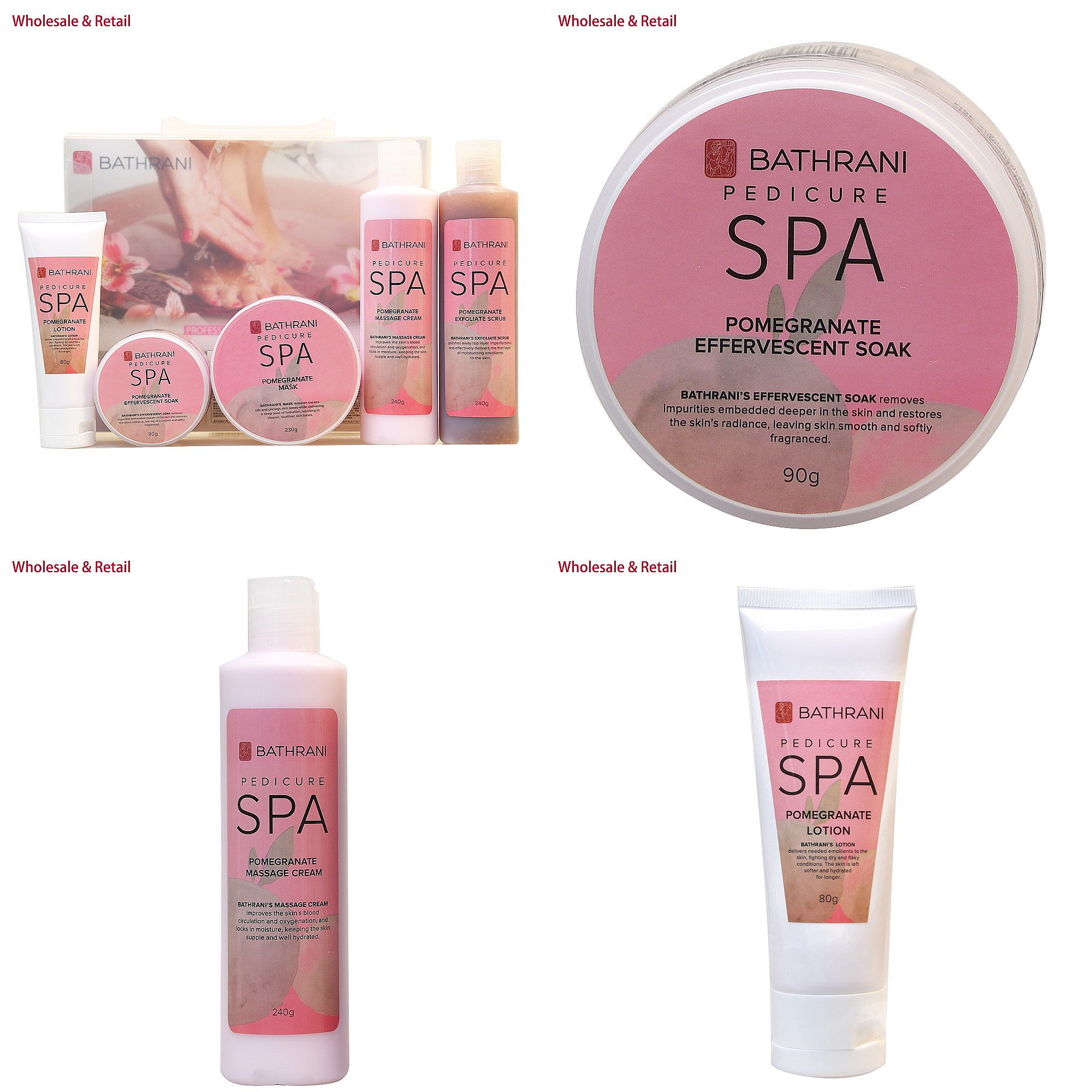 Luxury Skincare & Spa Photos - Spa Pedicure Kit 5-Step Foot Skin