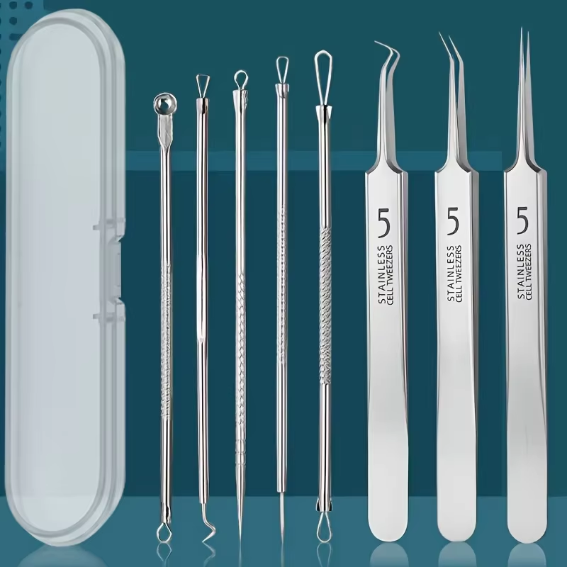 Luxury Skincare Acne - 8 Pcs Blackhead Remover Kit –