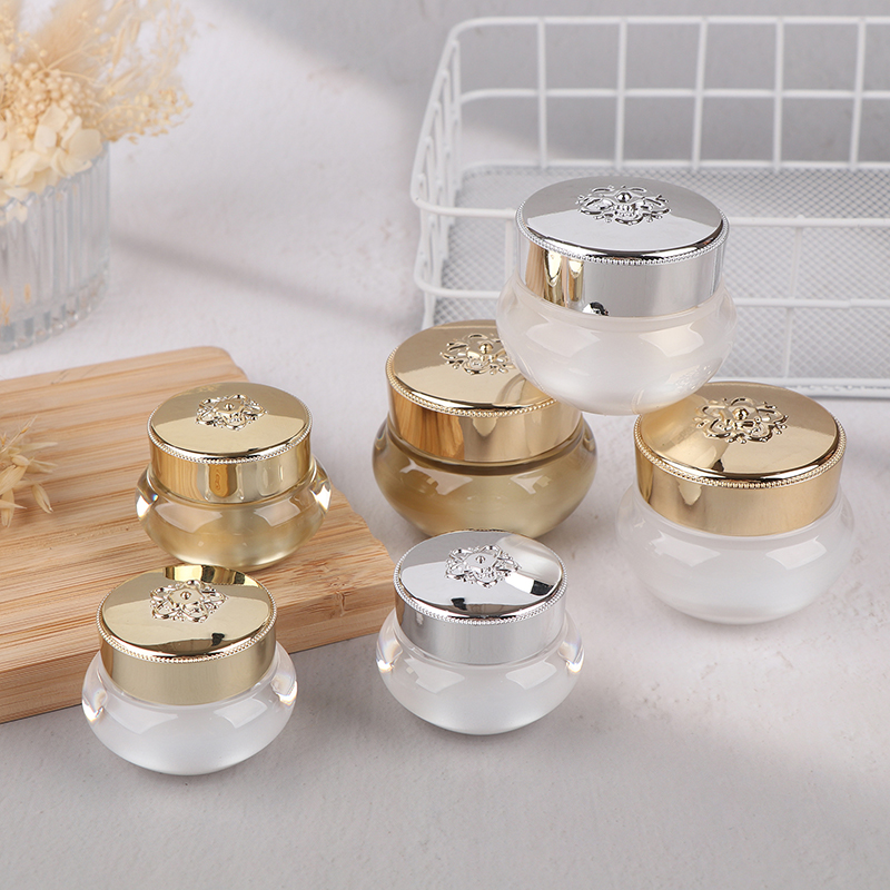 Acrylic Empty Travel Cream Jar - Luxury Skincare & Spa Photos review and price