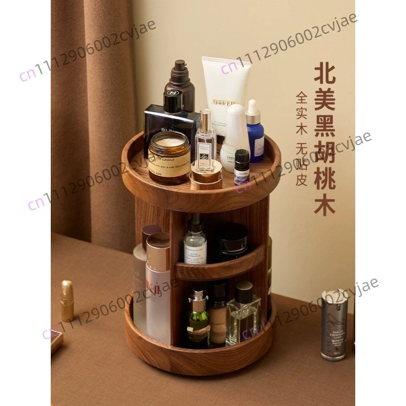 Solid wood rotating cosmetics  - Luxury Skincare & Spa Photos review and price