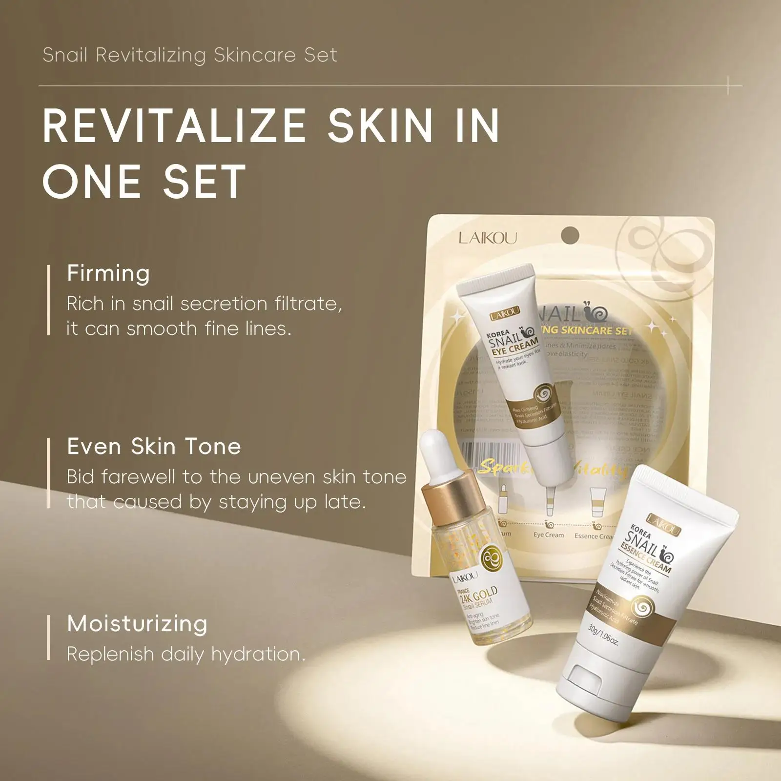 24K Gold Snail Repair Serum Ey - Luxury Skincare Lines review and price