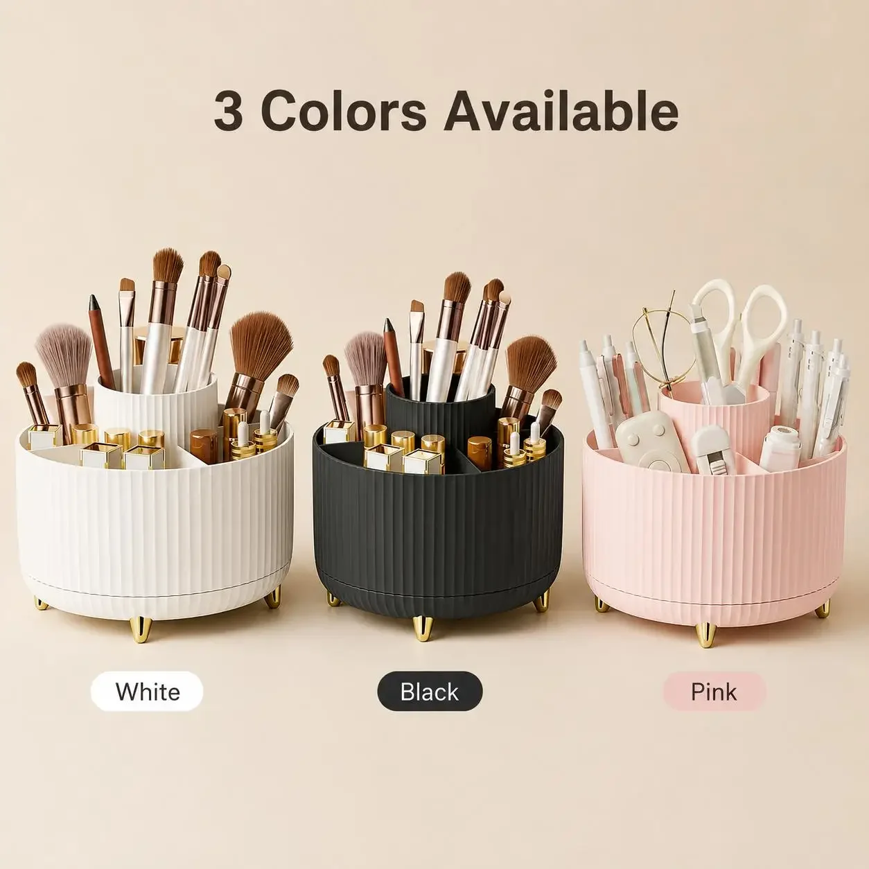 360 Rotating Makeup Organizer  - Luxury Skincare & Spa Photos review and price