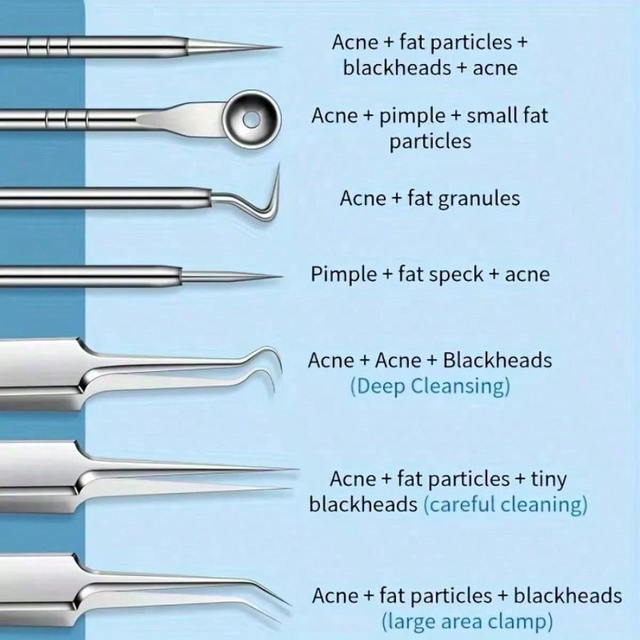3/8PCS Stainless Steel Blackhe - Luxury Skincare Acne review and price