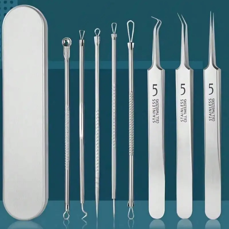 1/4/8Pcs Stainless Steel Black - Luxury Skincare Acne review and price