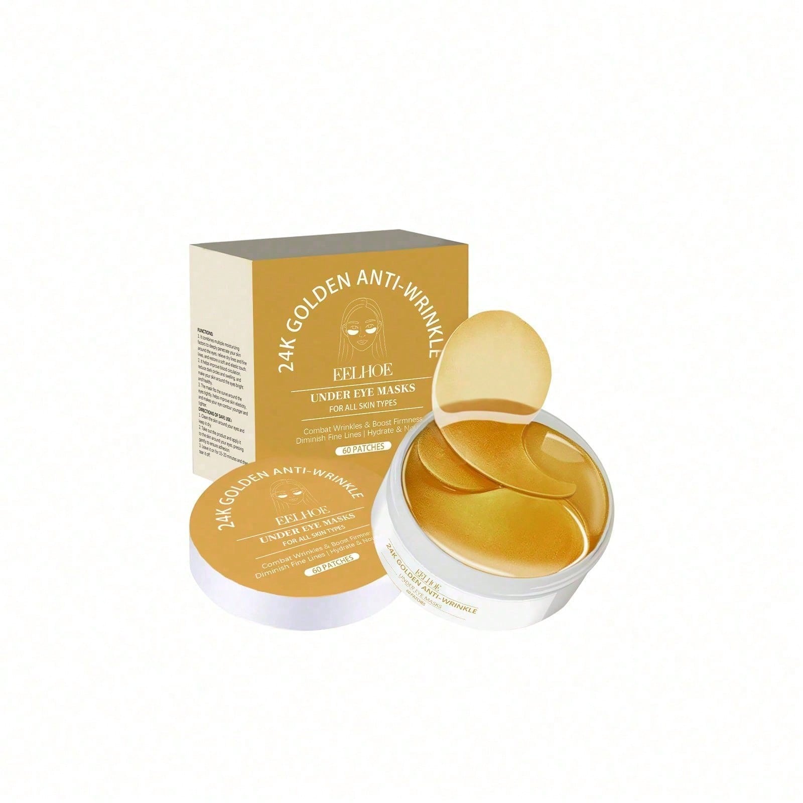 24K Gold Eye Mask, 60 Count Lu - Luxury Skincare Lines review and price